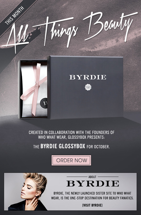 glossybox subscription october