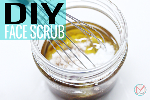 exfoliate, diy face scrub, beauty