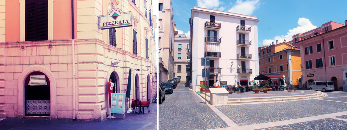 An Italian Pizzeria | Piazza Antonio Fratti, modern chic magazine, italy , civitavecchia