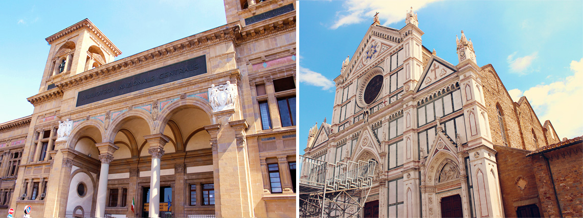 Biblioteca Nazionale Centrale | Basilica di Santa Croce, architecture, churches, italy