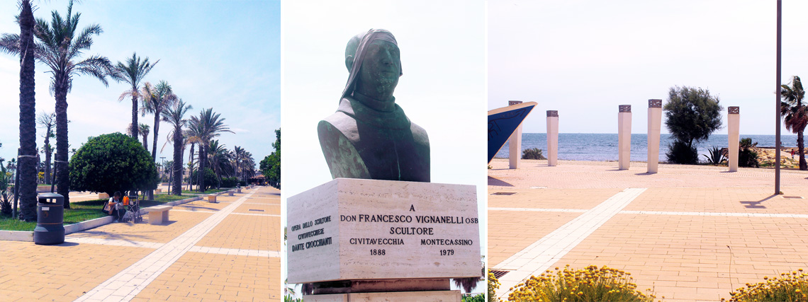 The Beachside Promenade | Don Francesco Vignanelli Sculpture| View of Ocean