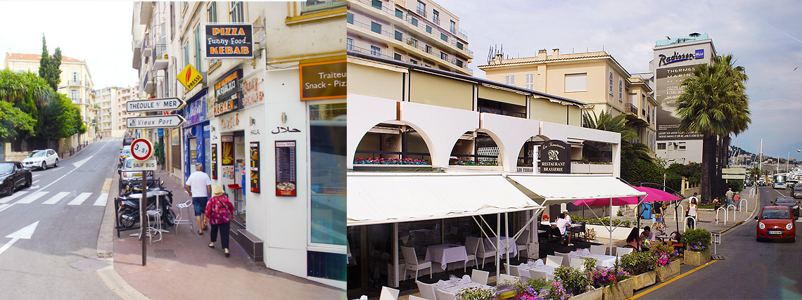 Around the streets of Cannes