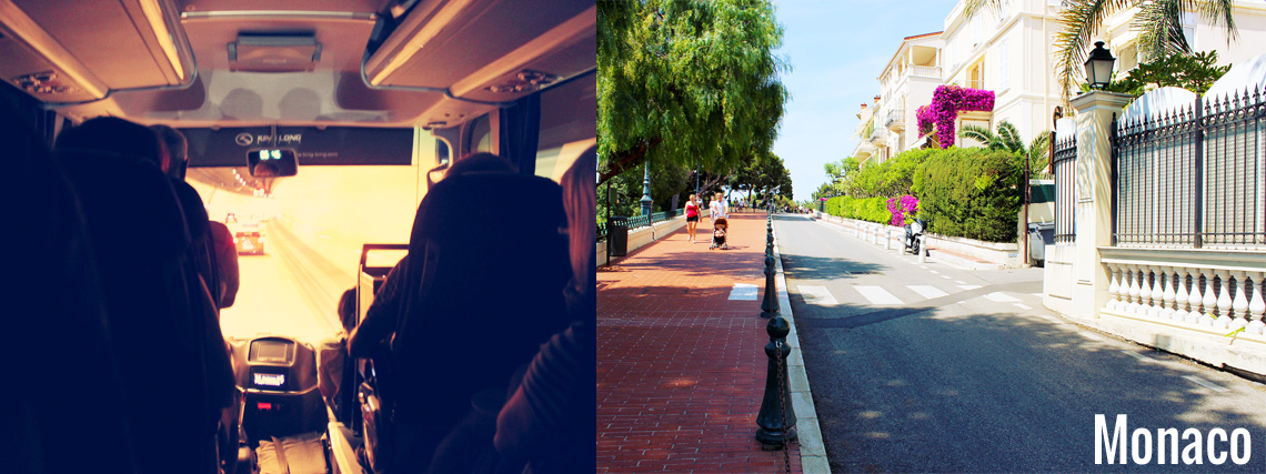 On the Bus Coach | Old Town of Monaco