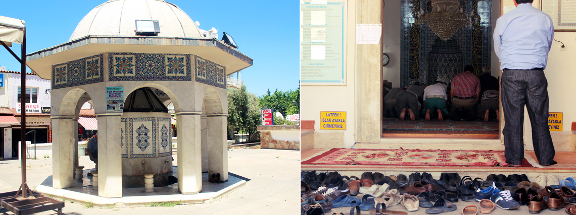 A Mosque and adjoining washroom