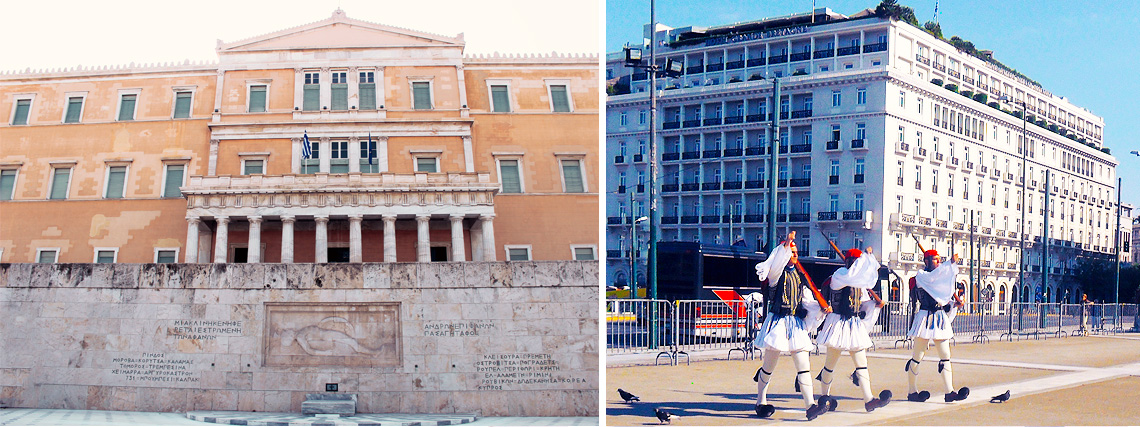 Parliament House & Evzone Guards, modern chic magazine