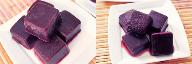 Blueberries & Lychee Popsicles