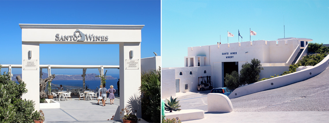 Santo Wines in Santorini, Greece