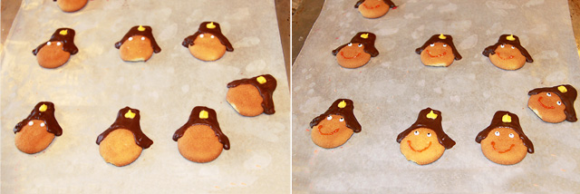 Chic DIY: Semi-Homemade Pilgrim & Native American Cookies, recipe, pinterest, thanksgiving, stepbystep