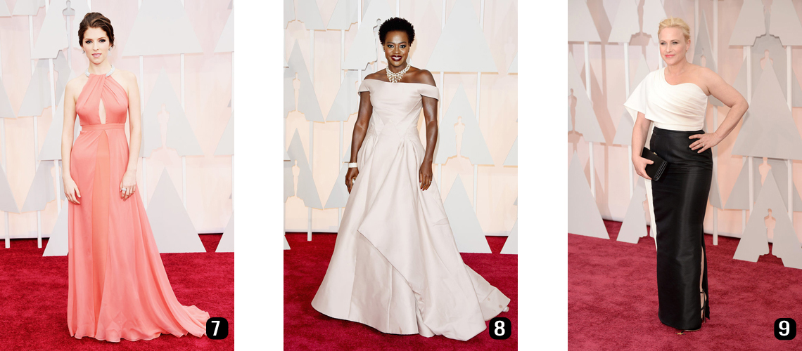 Anna Kendrick, Viola Davis, Patricia Arquette, OSCAR 2015, BEST DRESSED, MODERN CHIC MAGAZINE, FASHION, RED CARPET, ACCESS, VFSC