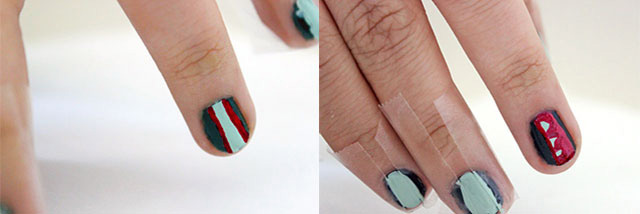 spring, nail, art, nail art, trendy, aztec, nailed it, notd, bblogger, bellashoot, short nails, tutorial, bright, pastels, nail polish
