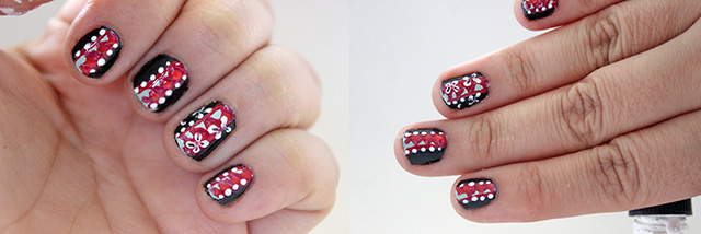 spring, nail, art, nail art, trendy, aztec, nailed it, notd, bblogger, bellashoot, short nails, tutorial, bright, pastels, nail polish