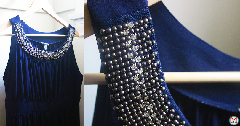 get ready with me, GRWN, girls night out, what to wear, shopstyle, shopsense, ballet flat, beaded trim dress, haani, vintage blazer, beige, gold, style, fashion, trends, dress, plus size, woman, blazer, vintage, ballet flats, gems, diamonds, fblogger, chic style, girl's night out, latina blogger