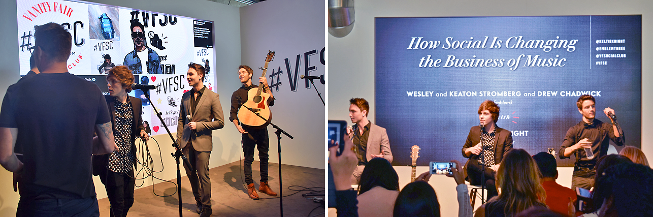 vanity fair, vfsc, vanity fair social club, oscars, emblem3