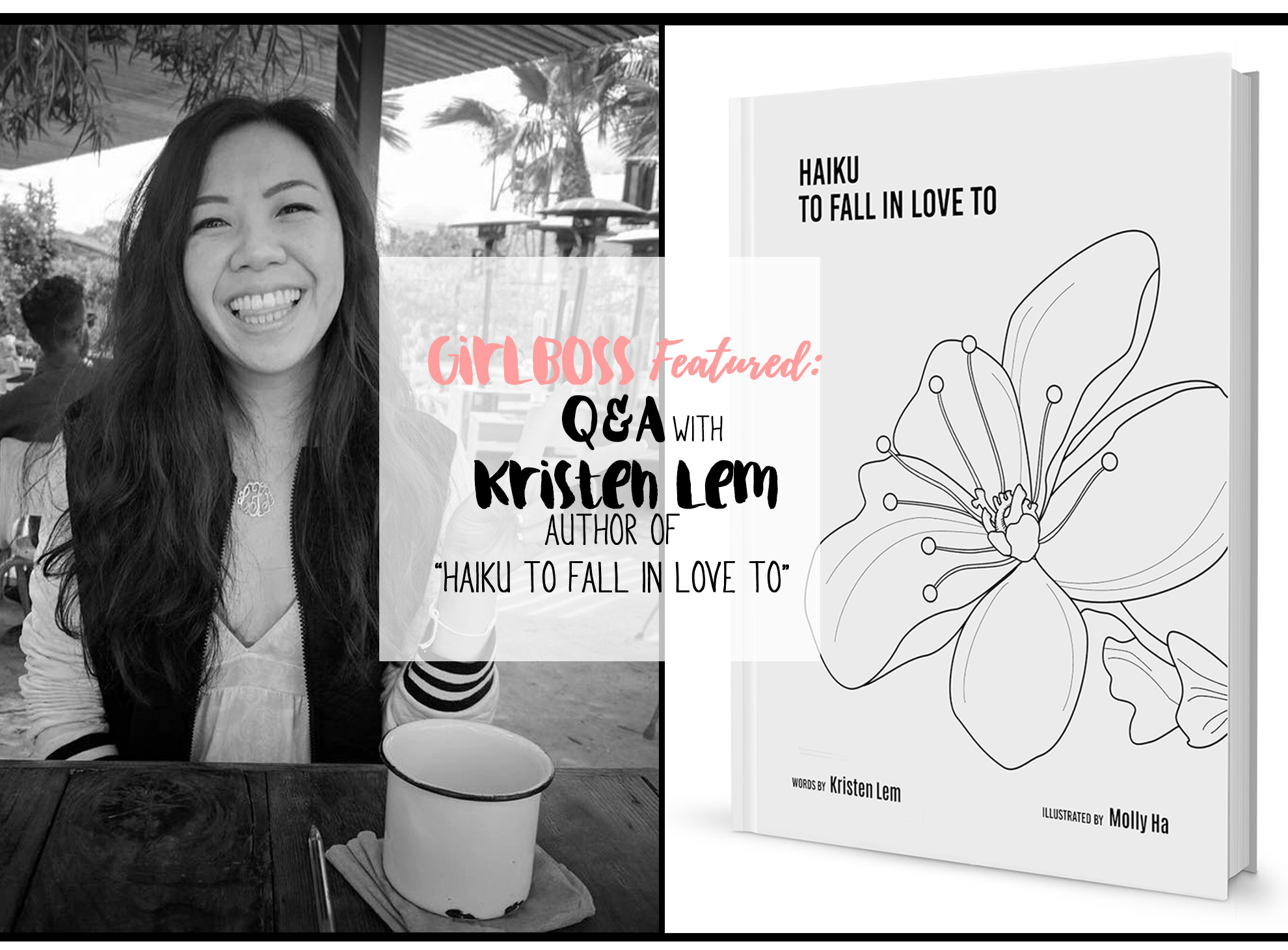 haiku to fall in love to, book, writing, poetry, kristen lem, influencer, girlboss, inspiration, motivation, author, writer, writing, book launch, tips, love, relationships