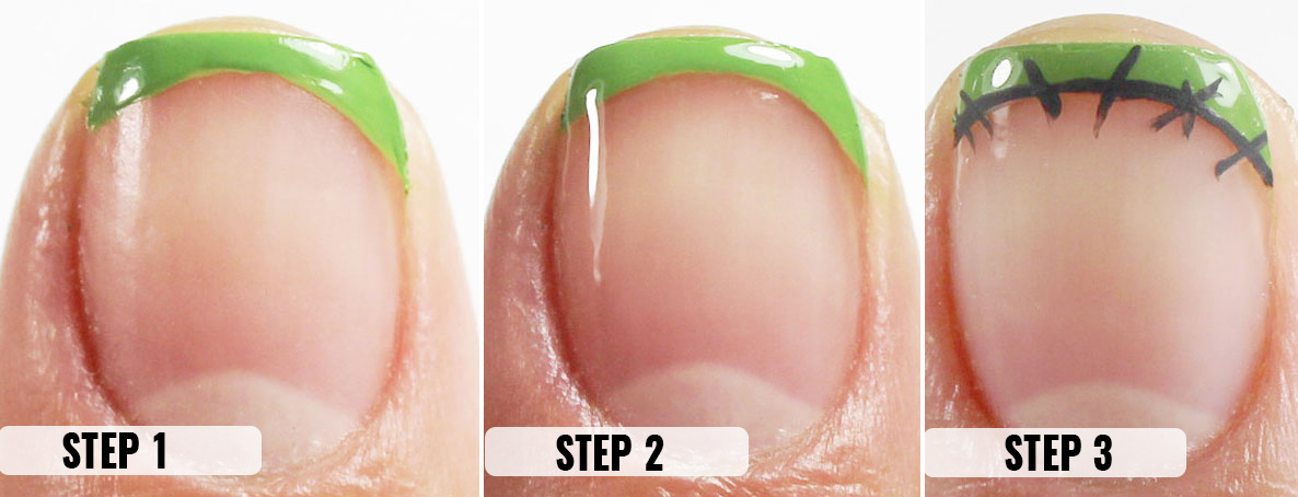 Nail art, tutorials, nails, beauty, lifestyle, how to, beauty guide, nail tutorial, Halloween, opi, nail polishes, swatches, nail design, October, spooky, Frankenstein, pumpkin, design, beauty blogger, Happy Halloween