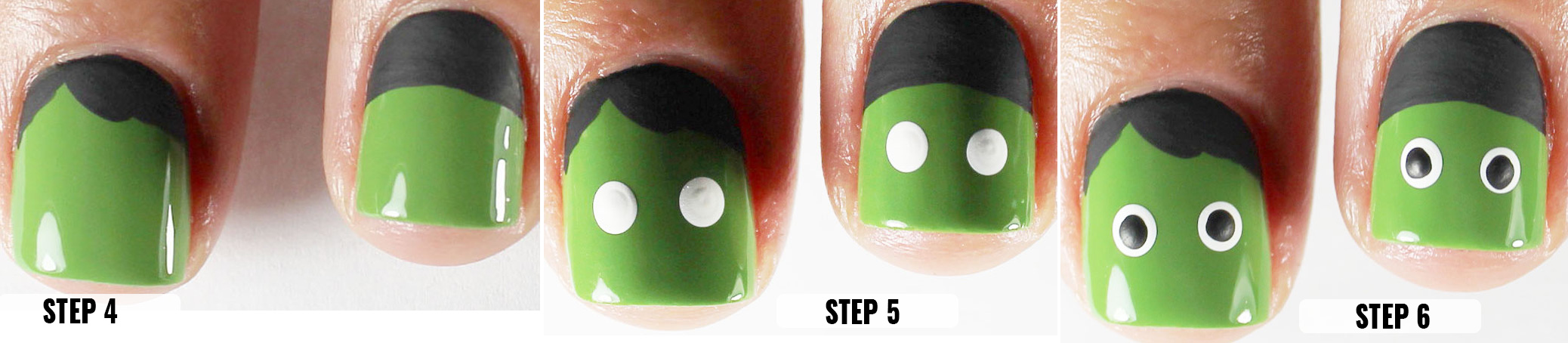 Nail art, tutorials, nails, beauty, lifestyle, how to, beauty guide, nail tutorial, Halloween, opi, nail polishes, swatches, nail design, October, spooky, Frankenstein, pumpkin, design, beauty blogger, Happy Halloween