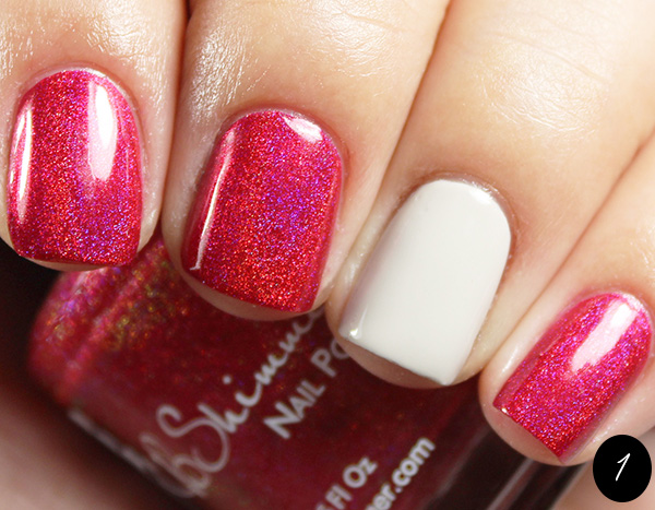 holiday, holiday nail art, reindeer, snowflake, glitter, glam, nail tutorial, festive, nail design, nail polish, glisten and glow, zoya, kbs, nail polishs, nail addict, Nail Look book, beauty, lifestyle, pinterest, nail art, modernchicmag.com, Modern Chic Magazine, Modern Chic