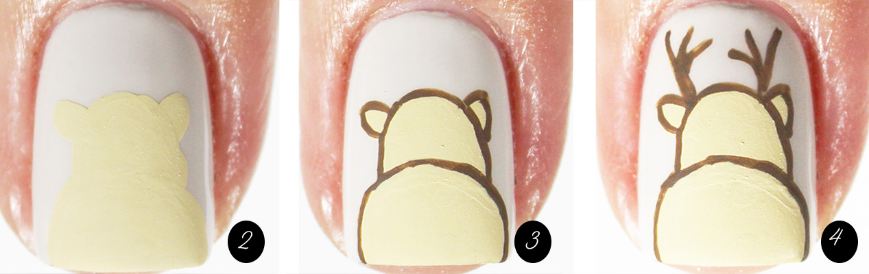 holiday, holiday nail art, reindeer, snowflake, glitter, glam, nail tutorial, festive, nail design, nail polish, glisten and glow, zoya, kbs, nail polishs, nail addict, Nail Look book, beauty, lifestyle, pinterest, nail art, modernchicmag.com, Modern Chic Magazine, Modern Chic