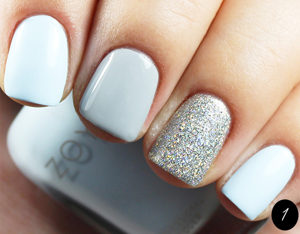 holiday, holiday nail art, reindeer, snowflake, glitter, glam, nail tutorial, festive, nail design, nail polish, glisten and glow, zoya, kbs, nail polishs, nail addict, Nail Look book, beauty, lifestyle, pinterest, nail art, modernchicmag.com, Modern Chic Magazine, Modern Chic