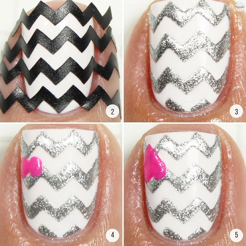 Nails, valentine’s day, galentine’s day, valentine’s Day nails, Galentine’s day nails, trends, nail trends, notd, manicure, beauty blogger, beauty, lifestyle, swatches, nail polish, Glisten and Glow, China Glaze, hearts, chevron, nail tutorial, mani, nail design, nailart, makeupaddict