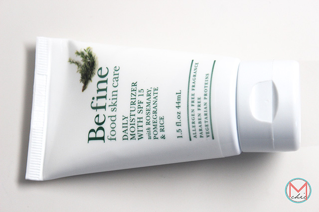 Befine Food Skin Care Daily Moisturizer with SPF 15
