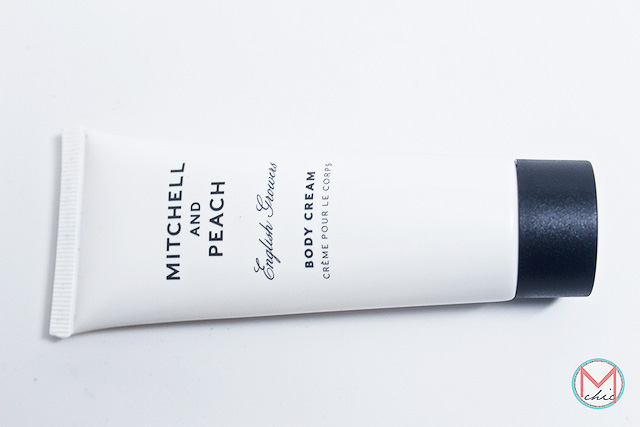 Mitchell and Peach Body Lotion, modern chic magazine, modern chic magazine, beauty, products, review, lotion,