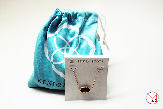 Kendra Scott Elisa Necklace in Black Cat's Eye