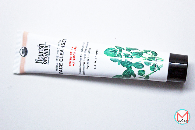 Moisturizing Cream Face Cleanser by Nourish Organic, product, beauty, skincare, review, ipsy,