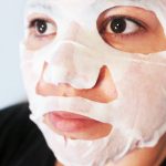 Wearing Sesha Mask on