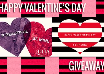 Happy Valentine's Day, giveaway, #sendlove, #makeithappy, coca cola, positivity, ulta, sephora, gift cards