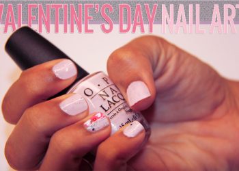Valentine's Day Nail Art Tutorial, how to, beauty, nail art, tips, guide, bbloggers, hearts, pinks, reds, modern chic mag, opi