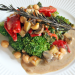 Fall Yam & Garbanzo Coconut Stew, Recipe, fall, vegetable, meatless, healthy, quick and easy, foodie, culinary, instructions, recipes, yummy, dishes, mushrooms, vegetarian