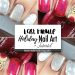 holiday, holiday nail art, reindeer, snowflake, glitter, glam, nail tutorial, festive, nail design, nail polish, glisten and glow, zoya, kbs, nail polishs, nail addict, Nail Look book, beauty, lifestyle, pinterest, nail art, modernchicmag.com, Modern Chic Magazine, Modern Chic