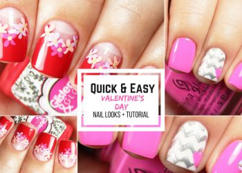 Nails, valentine’s day, galentine’s day, valentine’s Day nails, Galentine’s day nails, trends, nail trends, notd, manicure, beauty blogger, beauty, lifestyle, swatches, nail polish, Glisten and Glow, China Glaze, hearts, chevron, nail tutorial, mani, nail design, nailart, makeupaddict